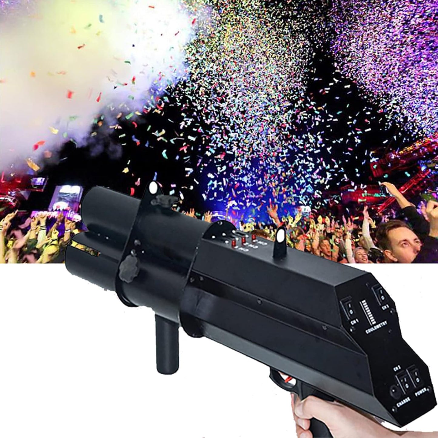 Hand-Held Confetti Gun Hire – Figtek Entertainment